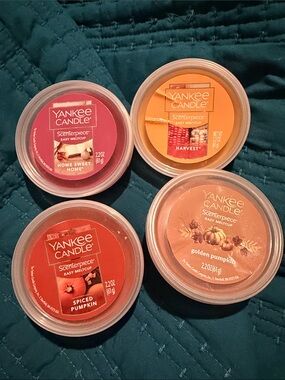 Yankee Candle Scenterpiece Meltcups in Red, Orange, Gold, Pink